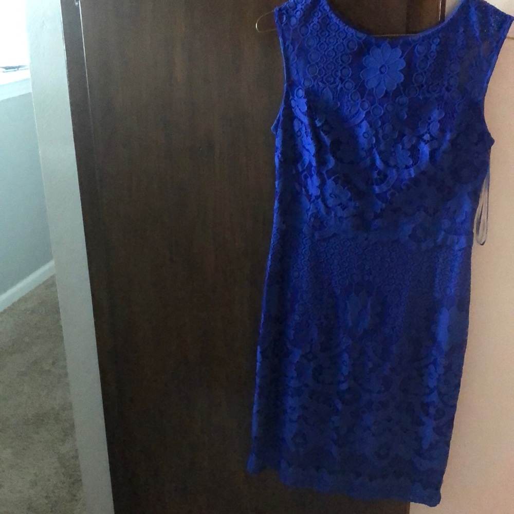 Gorgeous blue lace dress